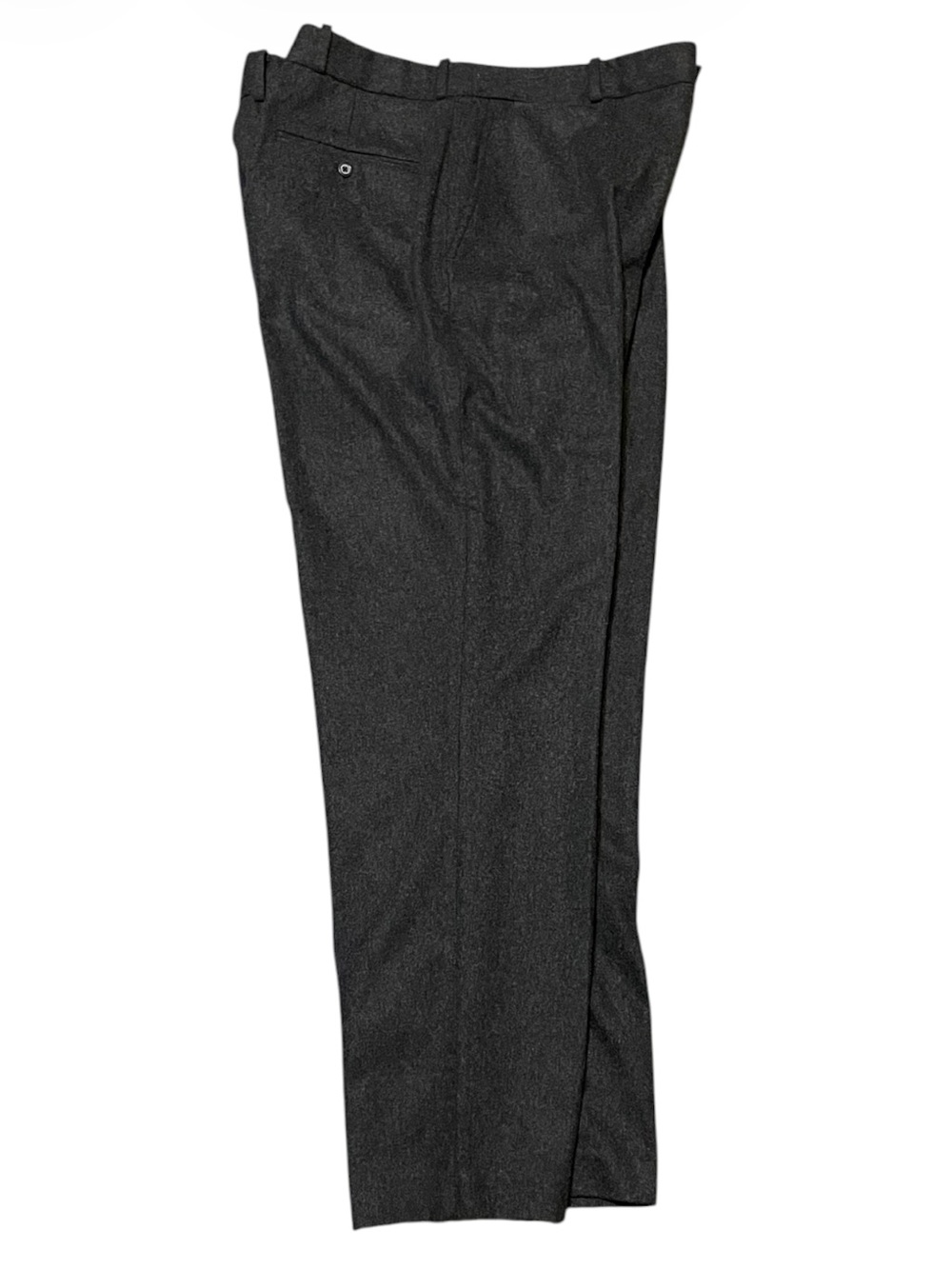 Men's Polo Ralph Lauren Wool Blend Dress Pants Charcoal Gray 38x30